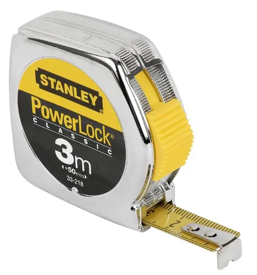 Rolbandmaat Stanley PowerLock 3 m × 12,7 mm