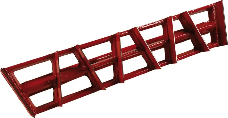Hoekgipsschaaf rood 8 messen 460 × 89 mm Schwan