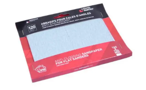 Schuurpapier voor hoekslijper 120 × (2 × 75) mm – 10 stuks L’Outil Parfait