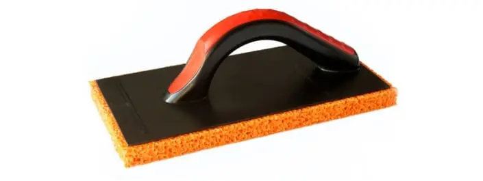Schuurbord rood / fijn 140 × 280 mm Arbo-greep Schwan