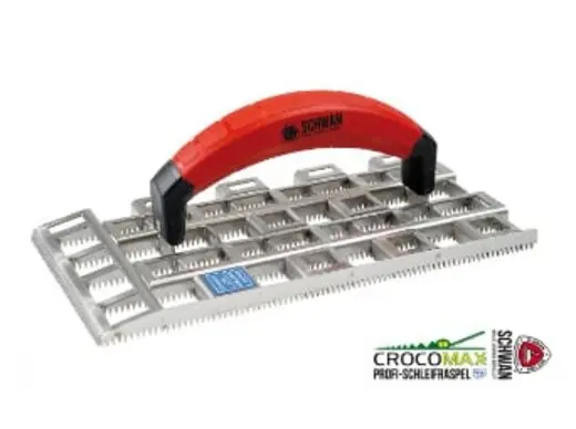 Getande rabotschaaf CrocoMax Prof. 280 × 140 × 15 mm Schwan