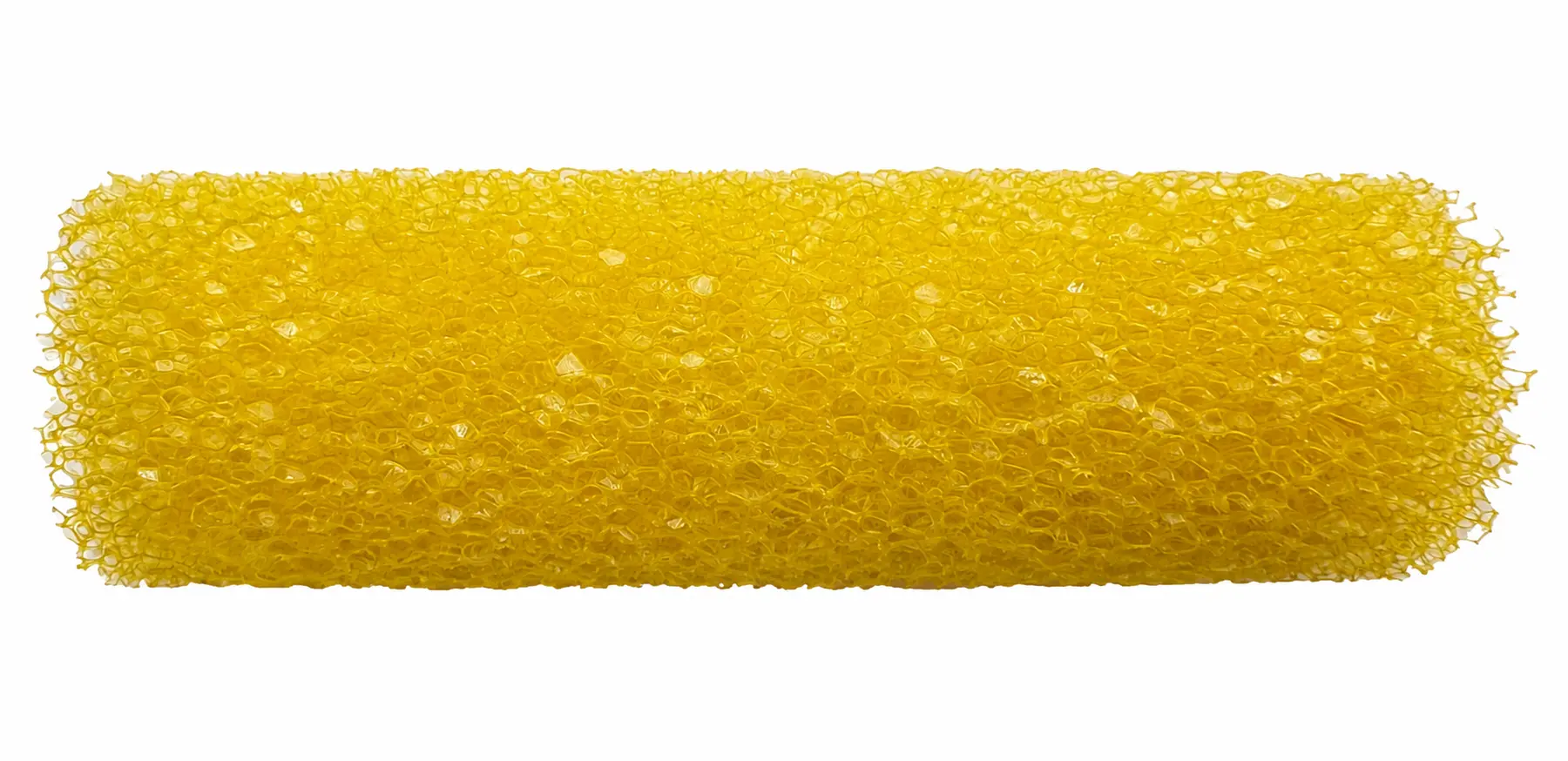 Verfroller / radiatorroller grof 11 cm Moltoprene geel