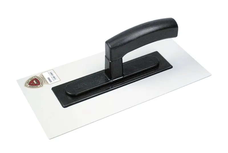 Kunststof spaan 280 × 140 × 2 mm met zwart handvat Schwan