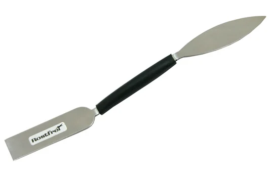 Paleerijzer extra dik RVS met zwart handvat Schwan